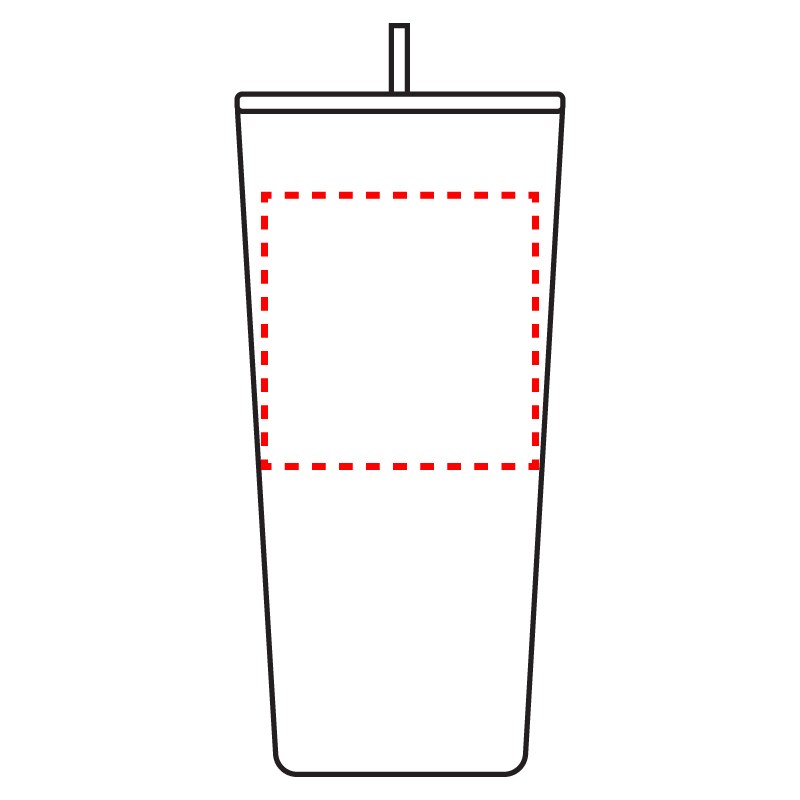 22 Oz. Powder Coated Tumbler With Hot/cold Lid | MIM-269